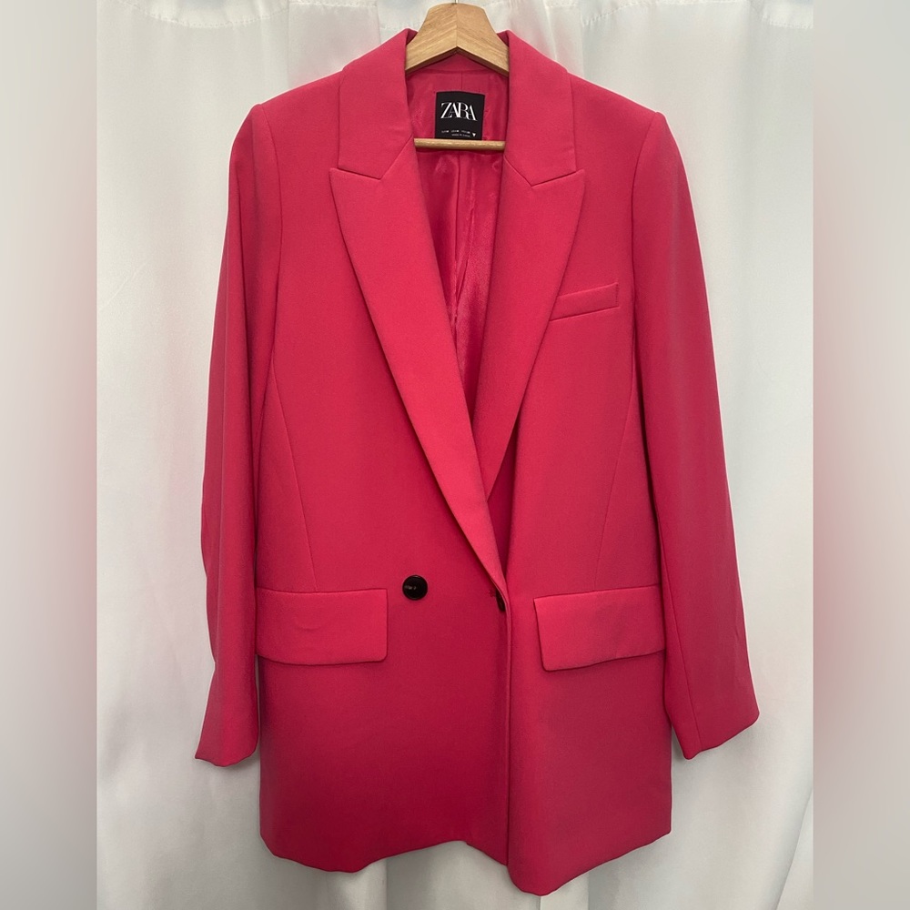 Zara pink blazer